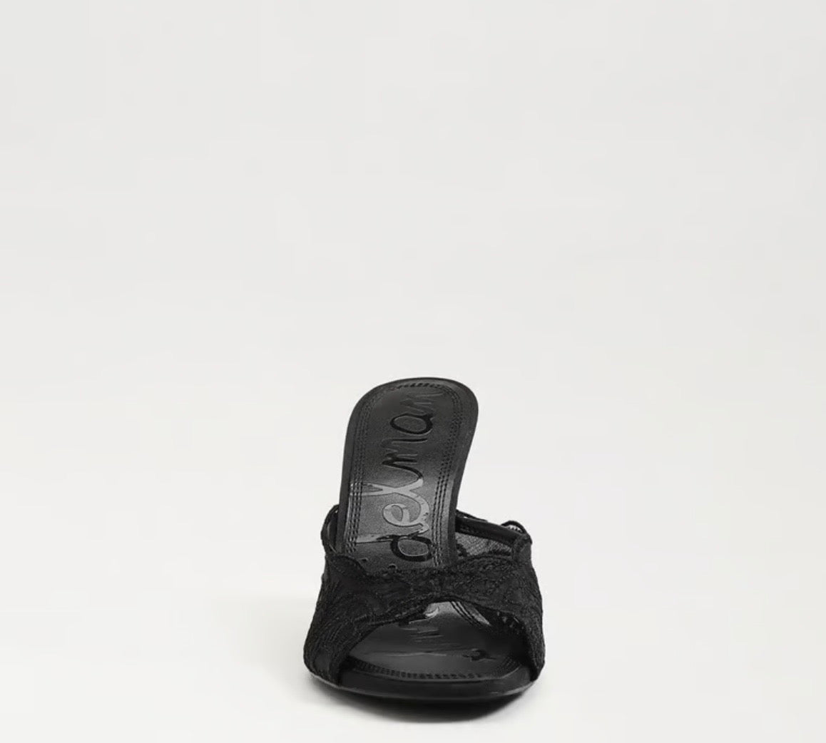 Sam edelman Black Mesh Fabric