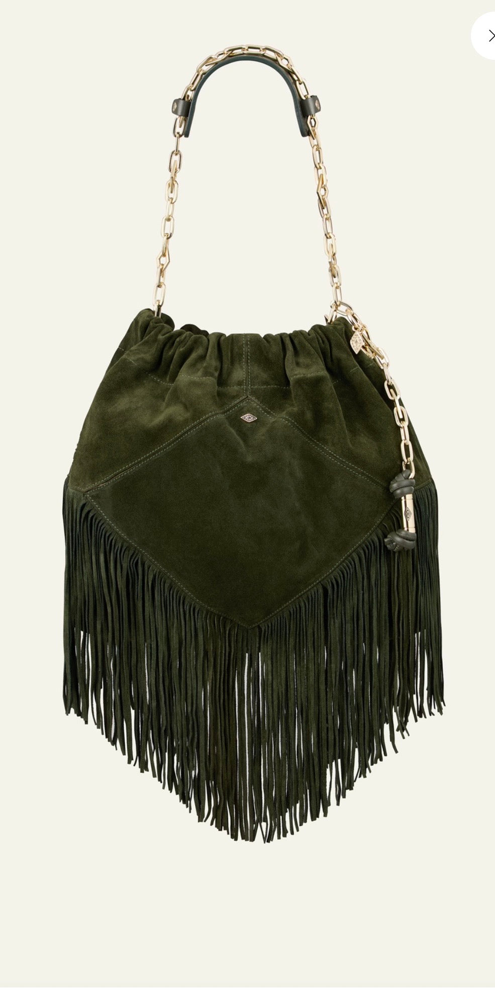 BA&SH JUNE fringed suede bag