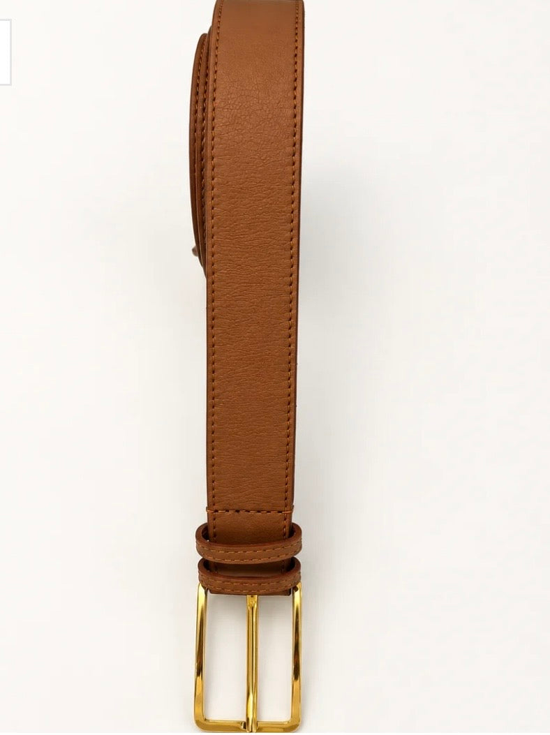 JULIA

JULIA Classic Gold Buckle Belt In Camel