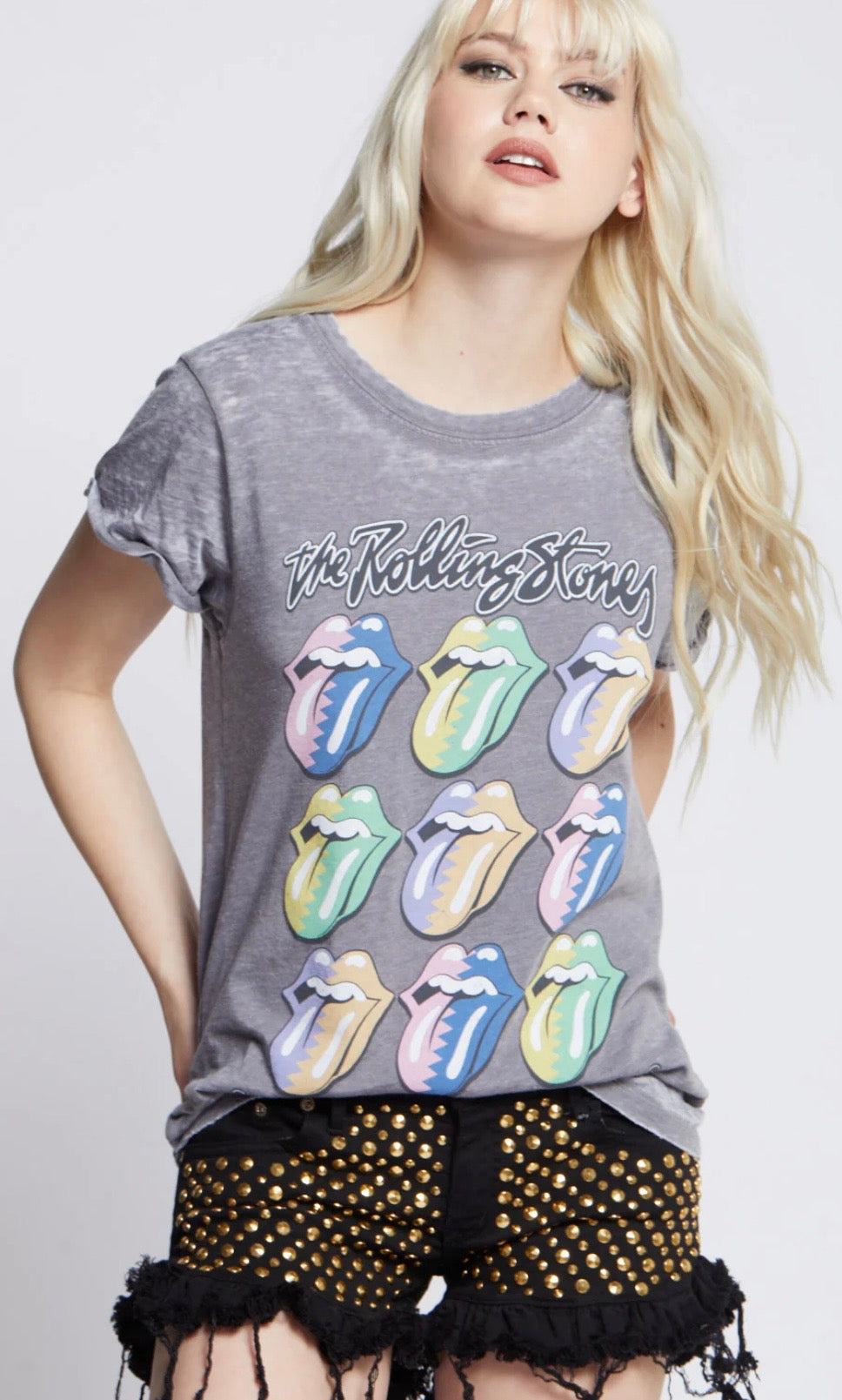 RECYCLED KARMA The Rolling Stones Steel Wheels Vintage Concert Tee