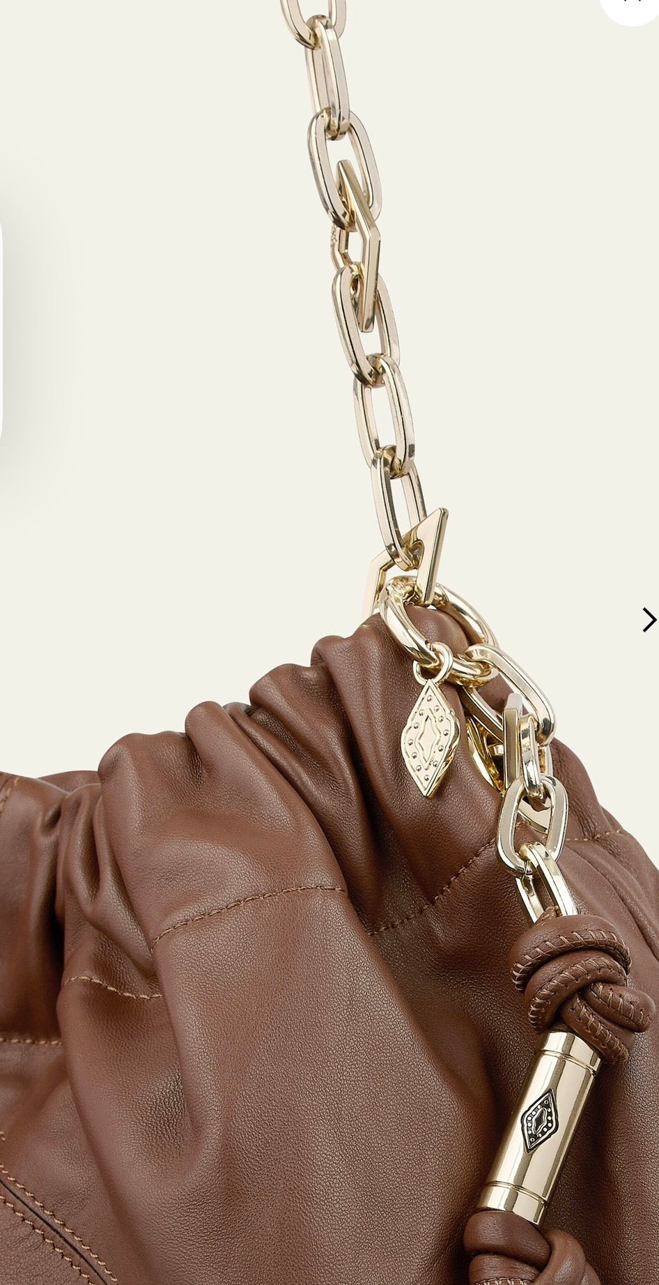 BA&SH JUNE Leather bag