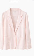MAJESTIC FILATURES Linen Blazer Cream