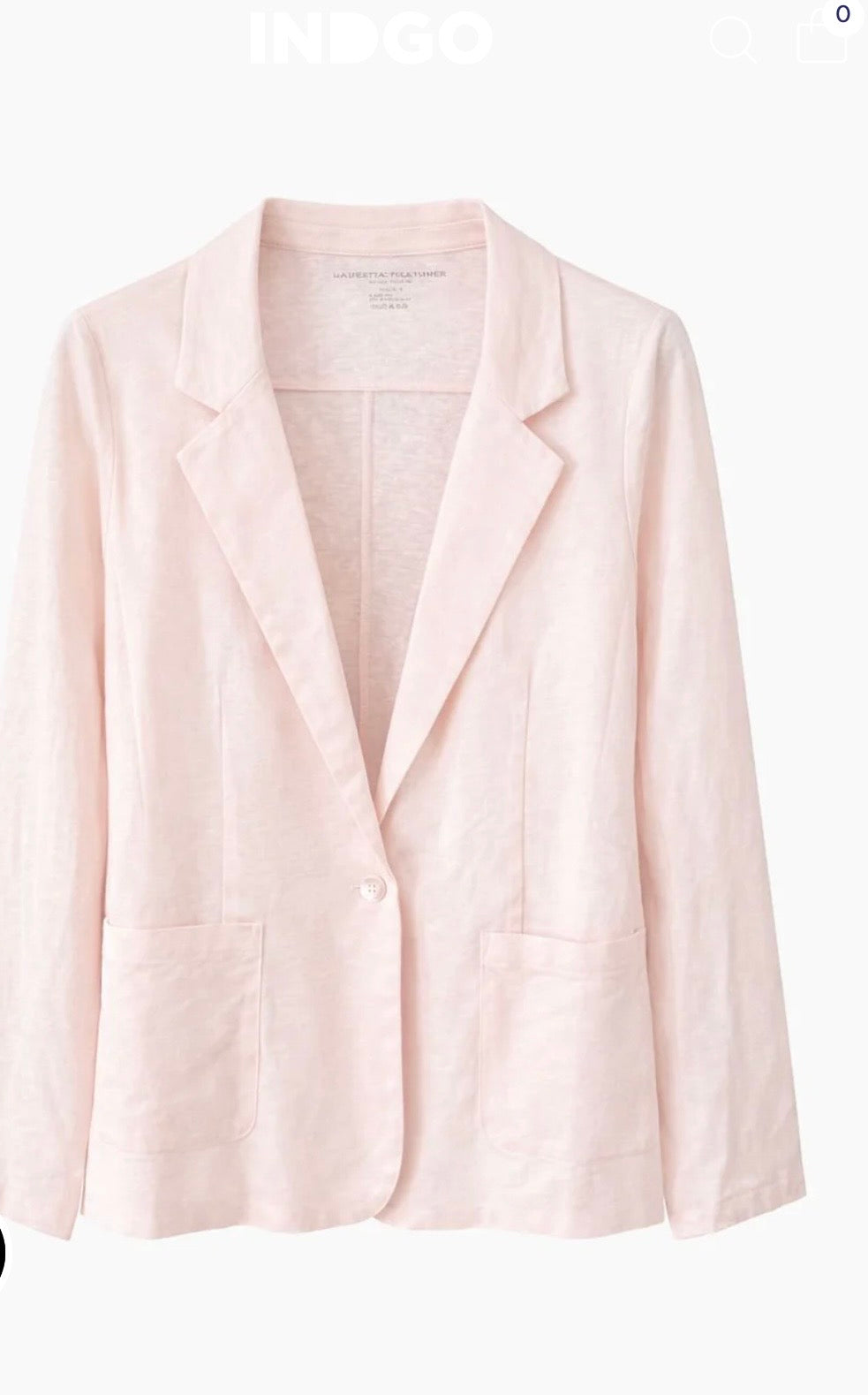 MAJESTIC FILATURES Linen Blazer Cream