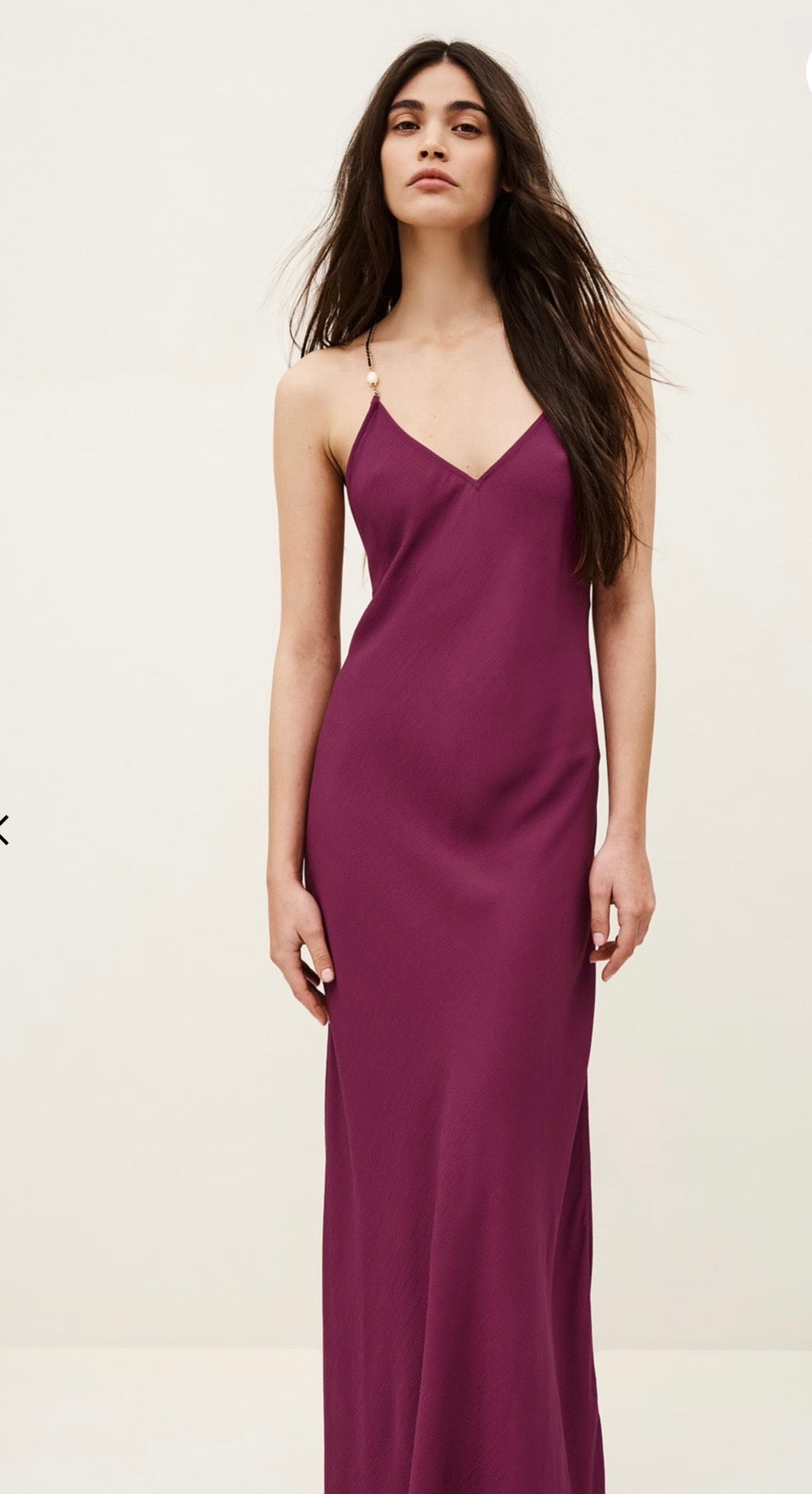 BA&SH HANY viscose backless dress