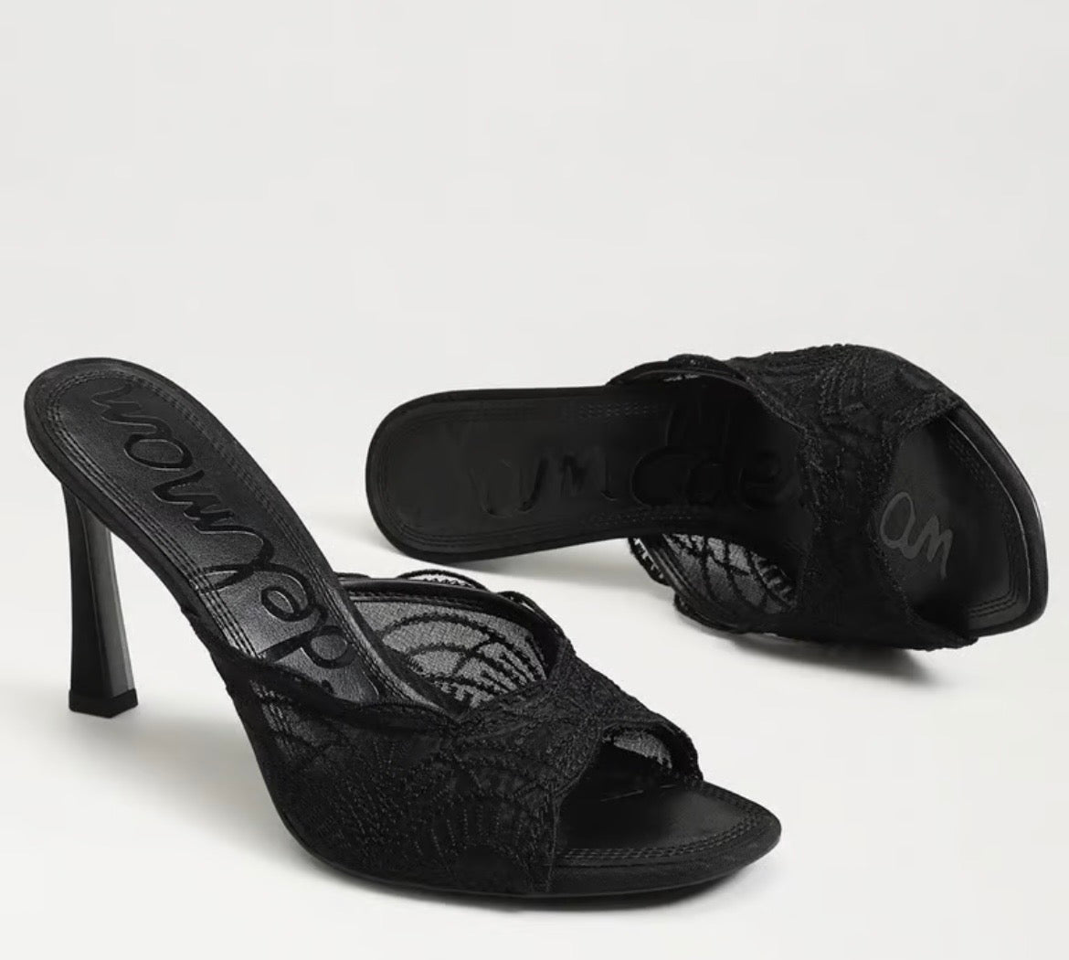 Sam edelman Black Mesh Fabric
