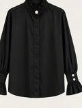 EXETERA

Exetera Black Ruffle Blouse