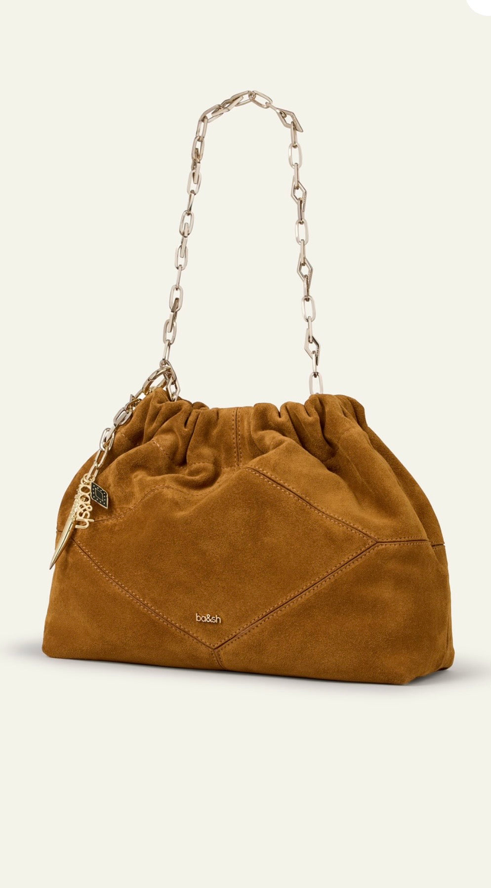 BA&SH JUNE BAG Congac Suede