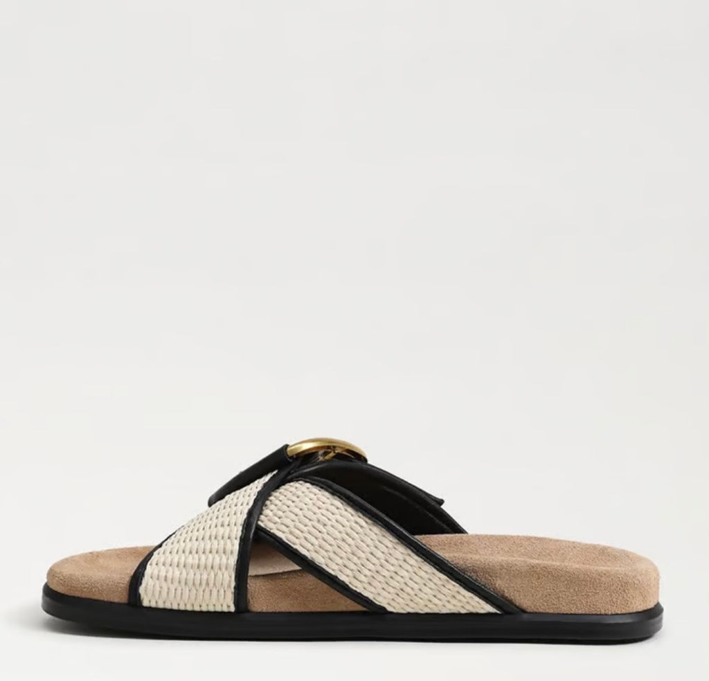 SAM EDELMAN Darla Multi Buckle Slide Sandal