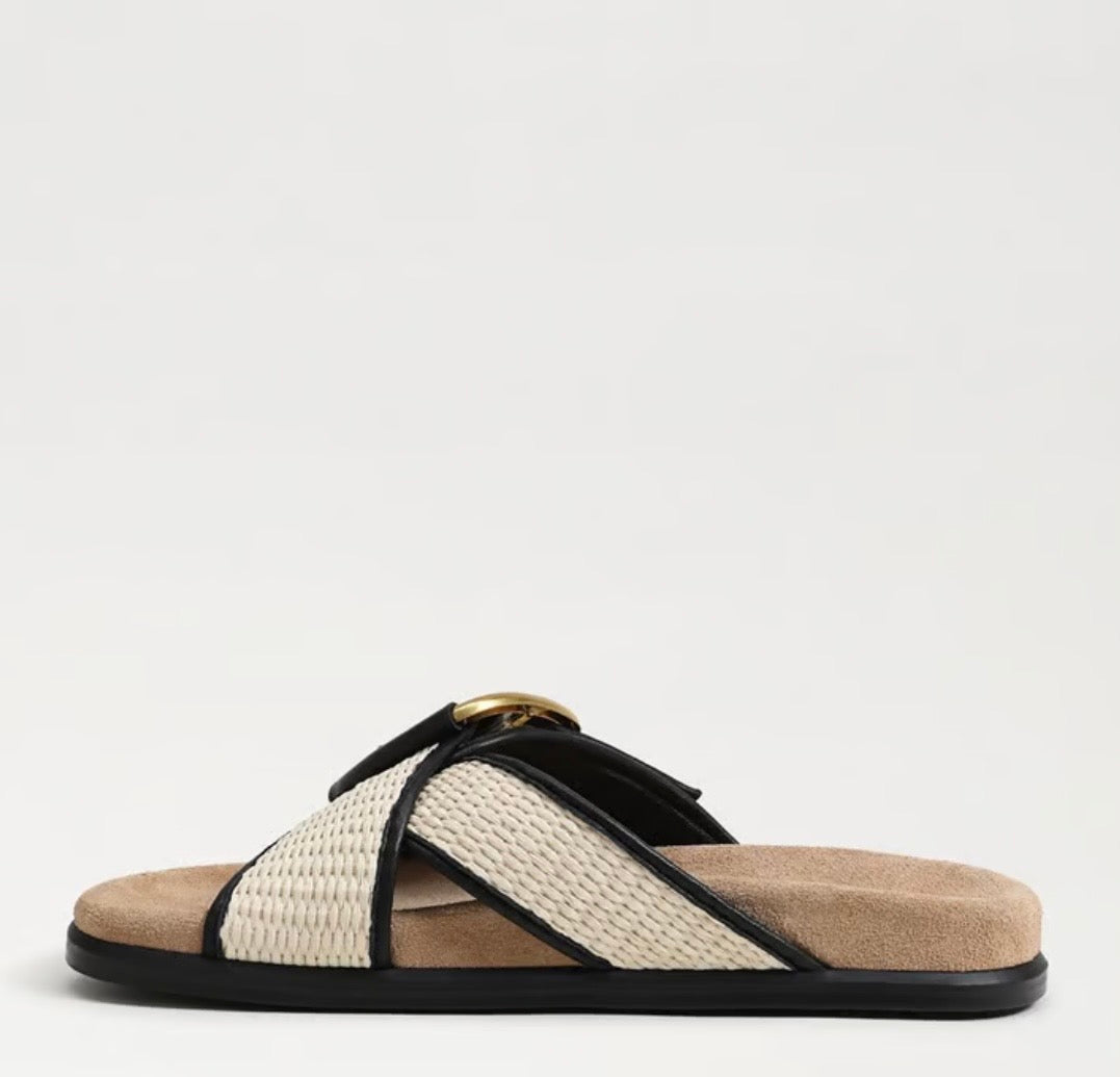SAM EDELMAN Darla Multi Buckle Slide Sandal