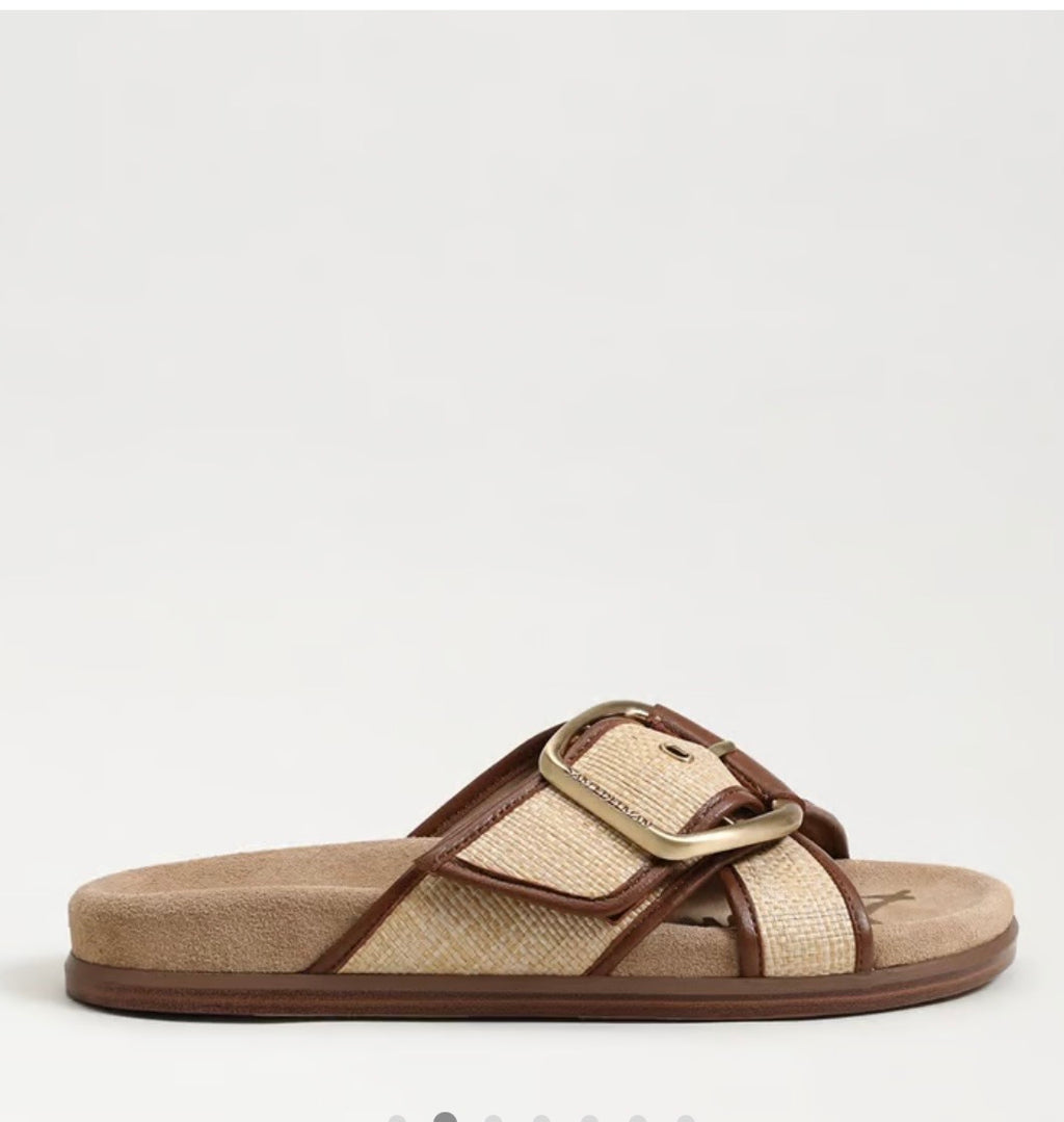 SAM EDELMAN Darla Multi Buckle Slide Sandal