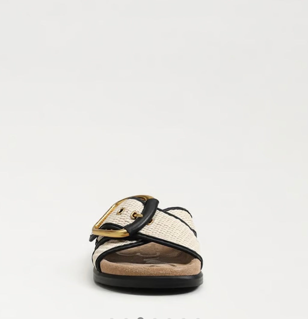 SAM EDELMAN Darla Multi Buckle Slide Sandal