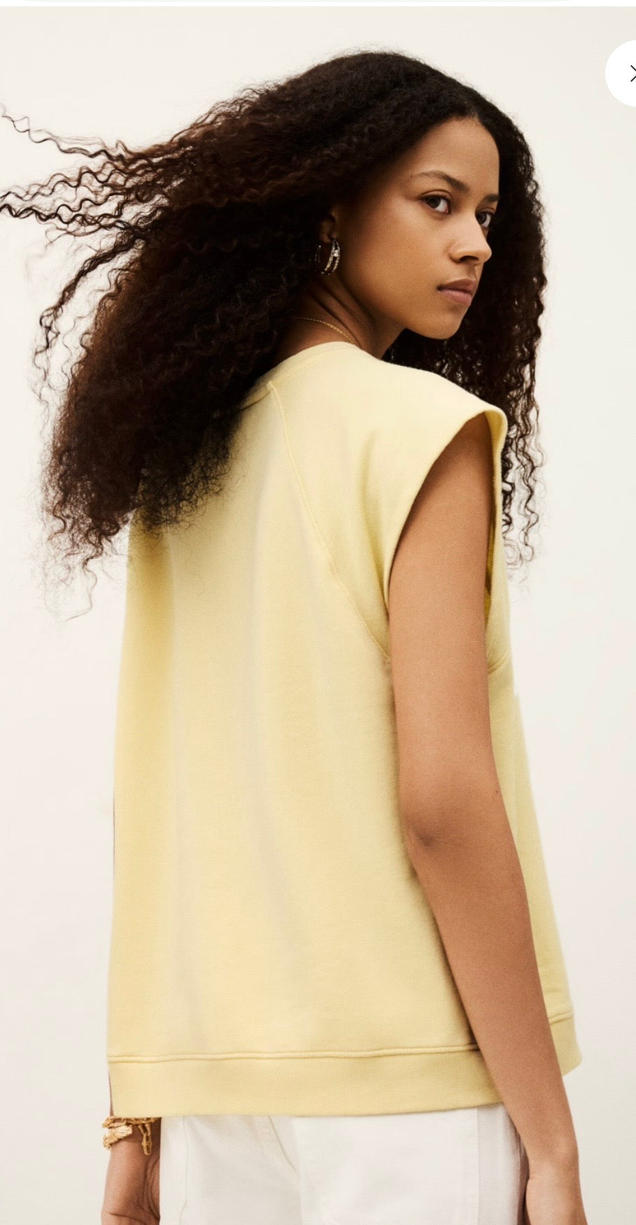 BA&SH Beata Sweat Yellow