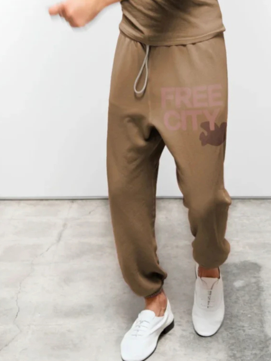 FREECITY sweatpant - Bronzer