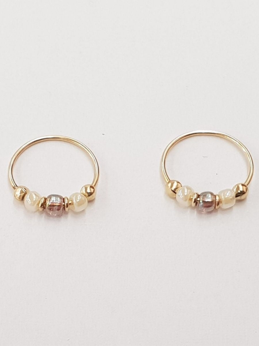 14K חישוק פרלס זהב