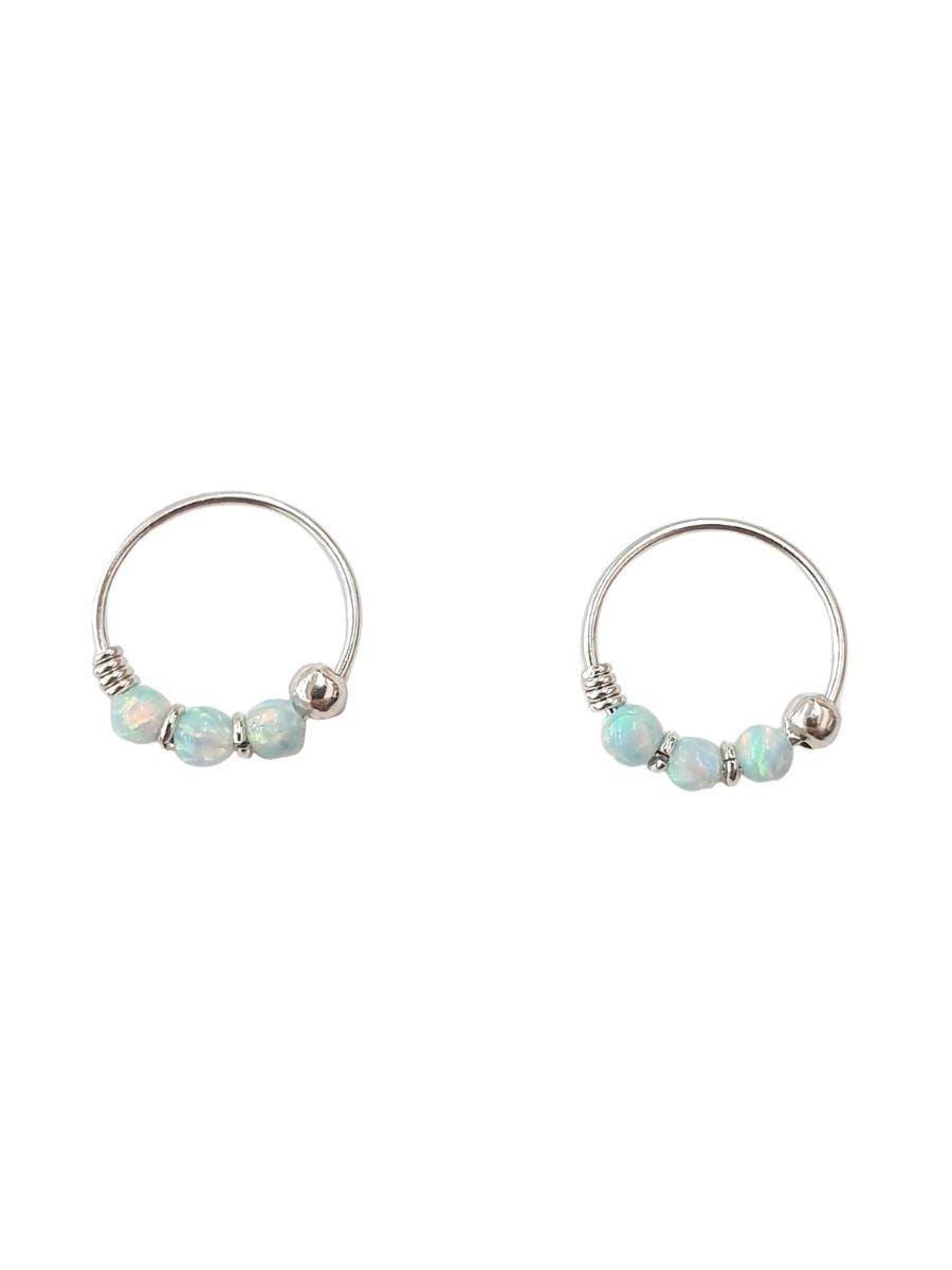 14K חישוק מנטה זהב לבן