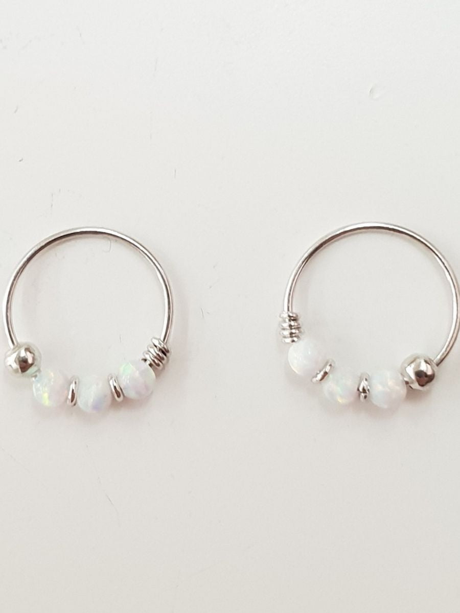 14K חישוק ברייד זהב לבן