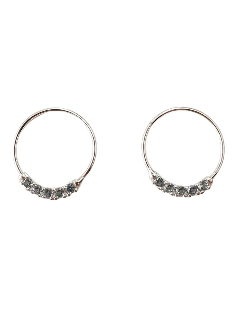 14K חישוקי פדרר זהב לבן