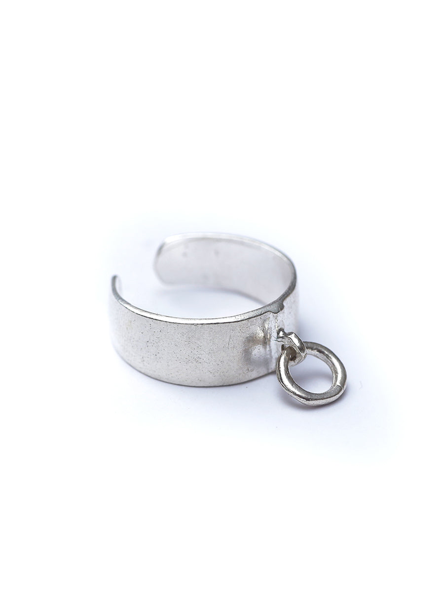 טבעת לולאה כסף